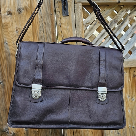 Santi leather briefcase - excellent condition - Picture 7 of 9